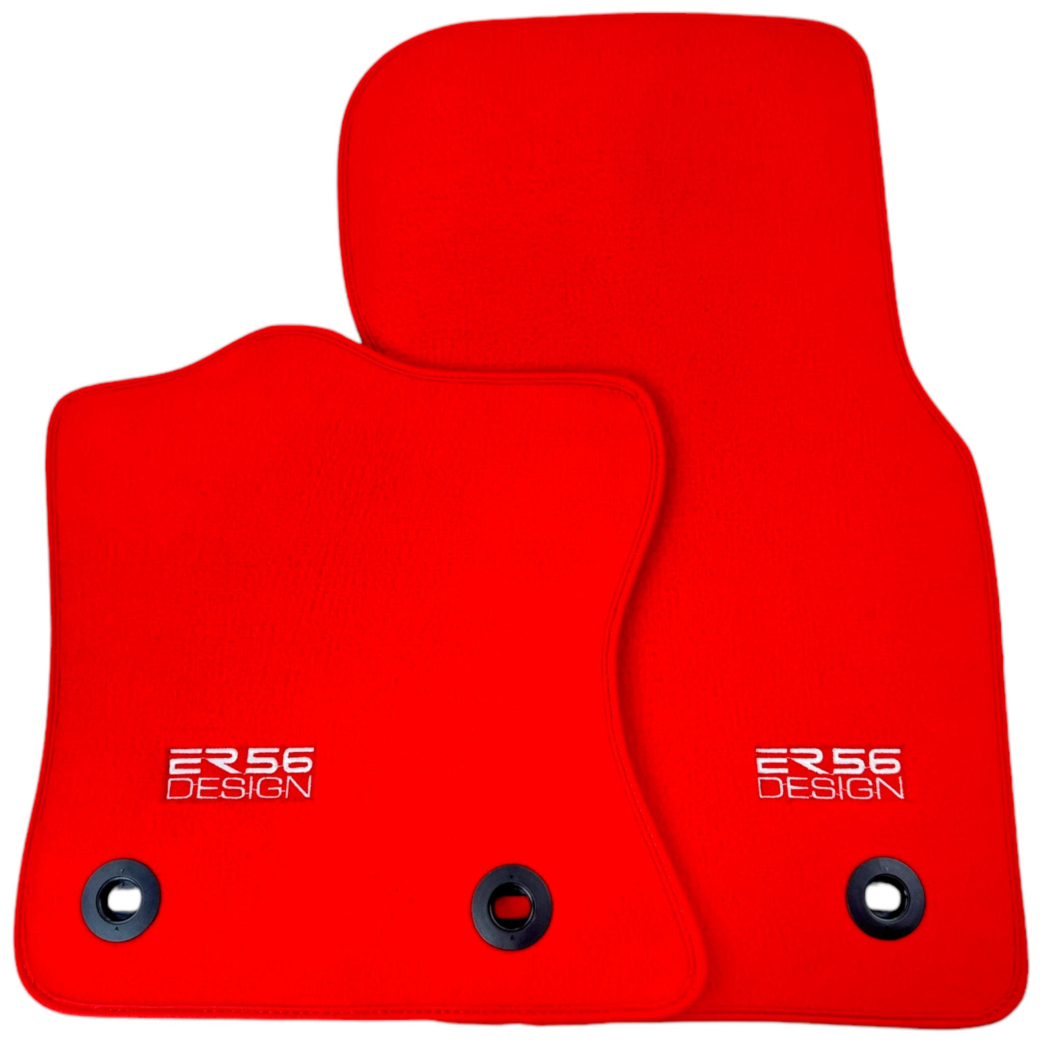 Red Floor Mats for Jaguar XJ (2003-2007) ER56 Design - AutoWin