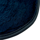 Dark Blue Sheepskin Floor Mats for Rolls-Royce Phantom VIII (2017-2024) - AutoWin