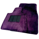 Purple Sheepskin Floor Mats for Rolls-Royce Phantom VIII (2017-2024) - AutoWin