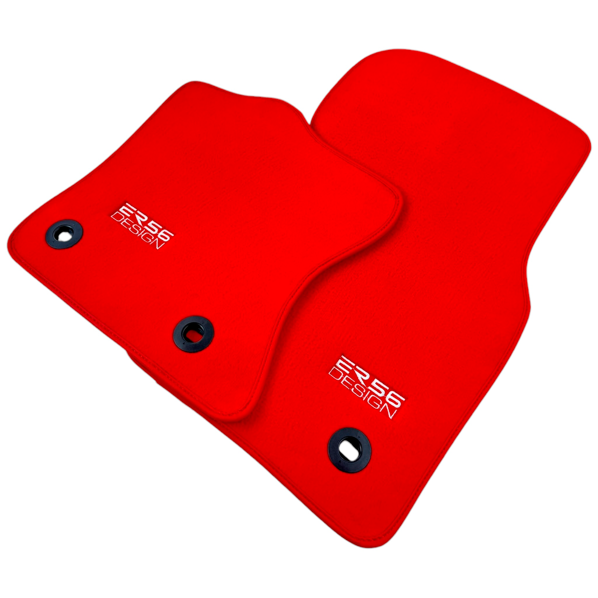 Red Floor Mats for Jaguar F-Type (2020-2024) ER56 Design - AutoWin