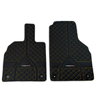 Black Leather Floor Mats for Lamborghini Aventador | Autowin