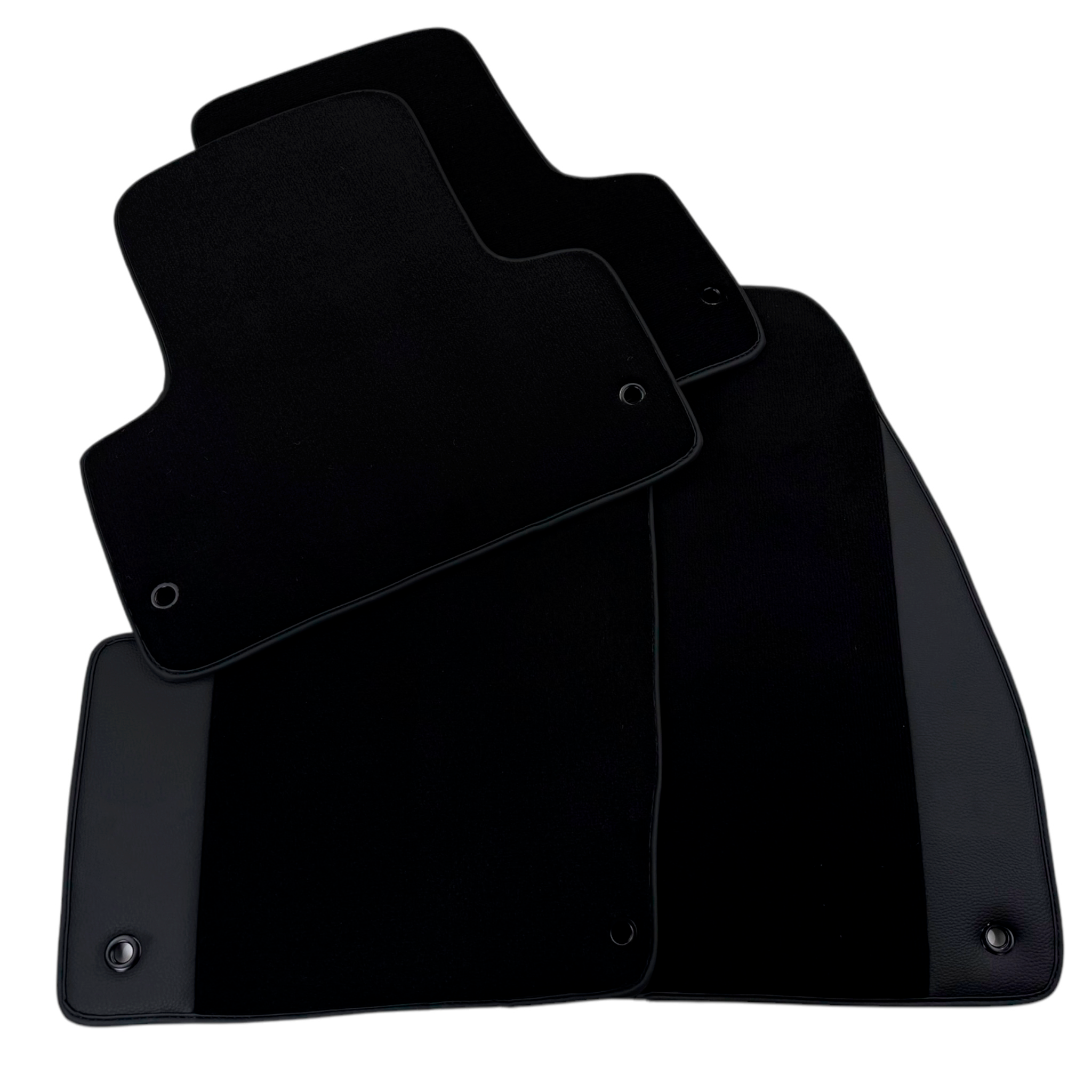 Black Floor Mats for Chrysler Town & Country (1941-2016) with Leather | AutoWin - AutoWin