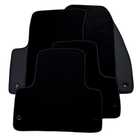 Black Floor Mats for Chevrolet TrailBlazer SUV (1999-2001) with Leather | AutoWin - AutoWin