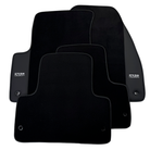 ER56 Design Black Floor Mats for Chevrolet Orlando 5-Seater (2011-2014) with Leather - AutoWin