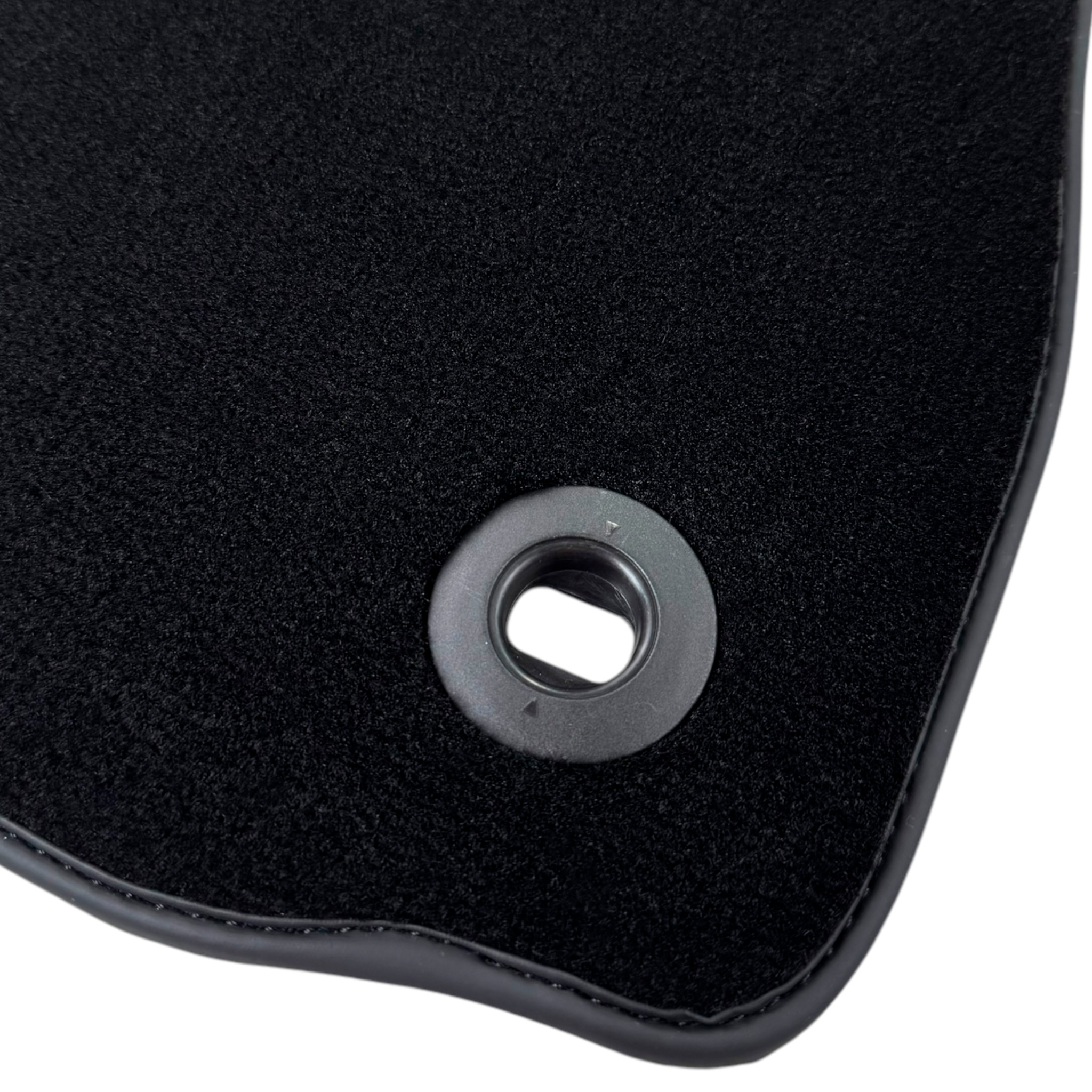 Black Floor Mats for Jaguar E-Pace (2021-2024) Plug-in Hybrid with Leather - AutoWin