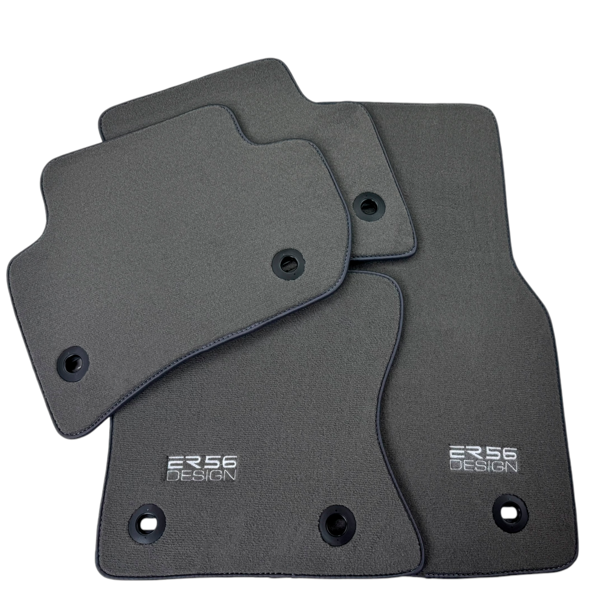 Gray Floor Mats for Jaguar XE (2015-2019) ER56 Design - AutoWin