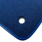 Dark Blue Floor Mats for Chevrolet Corvette C3 (1968-1982) by ER56 Design