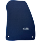 Dark Blue Floor Mats for Chevrolet Camaro Fifth Generation (2010-2015) by ER56 Design