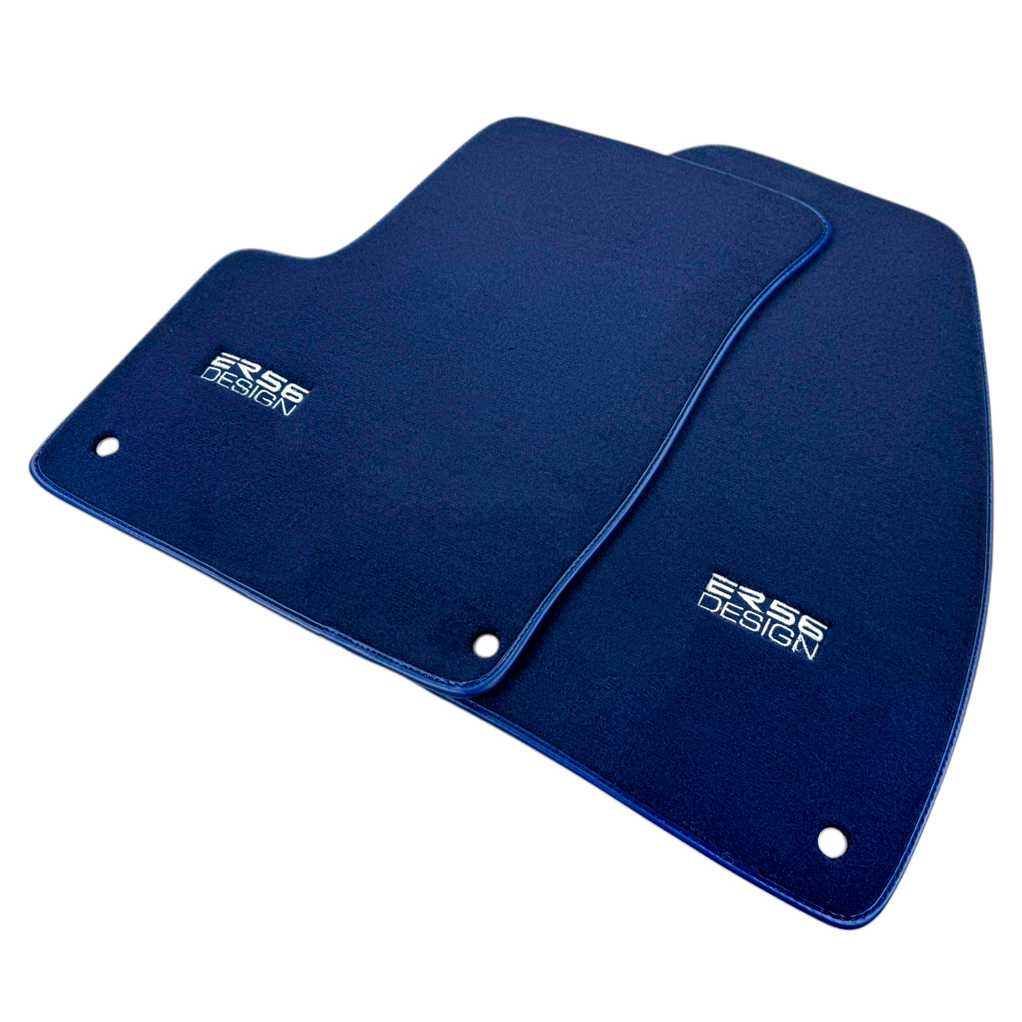 Dark Blue Floor Mats for Dodge Ram 1500 (2019-2024) by ER56 Design