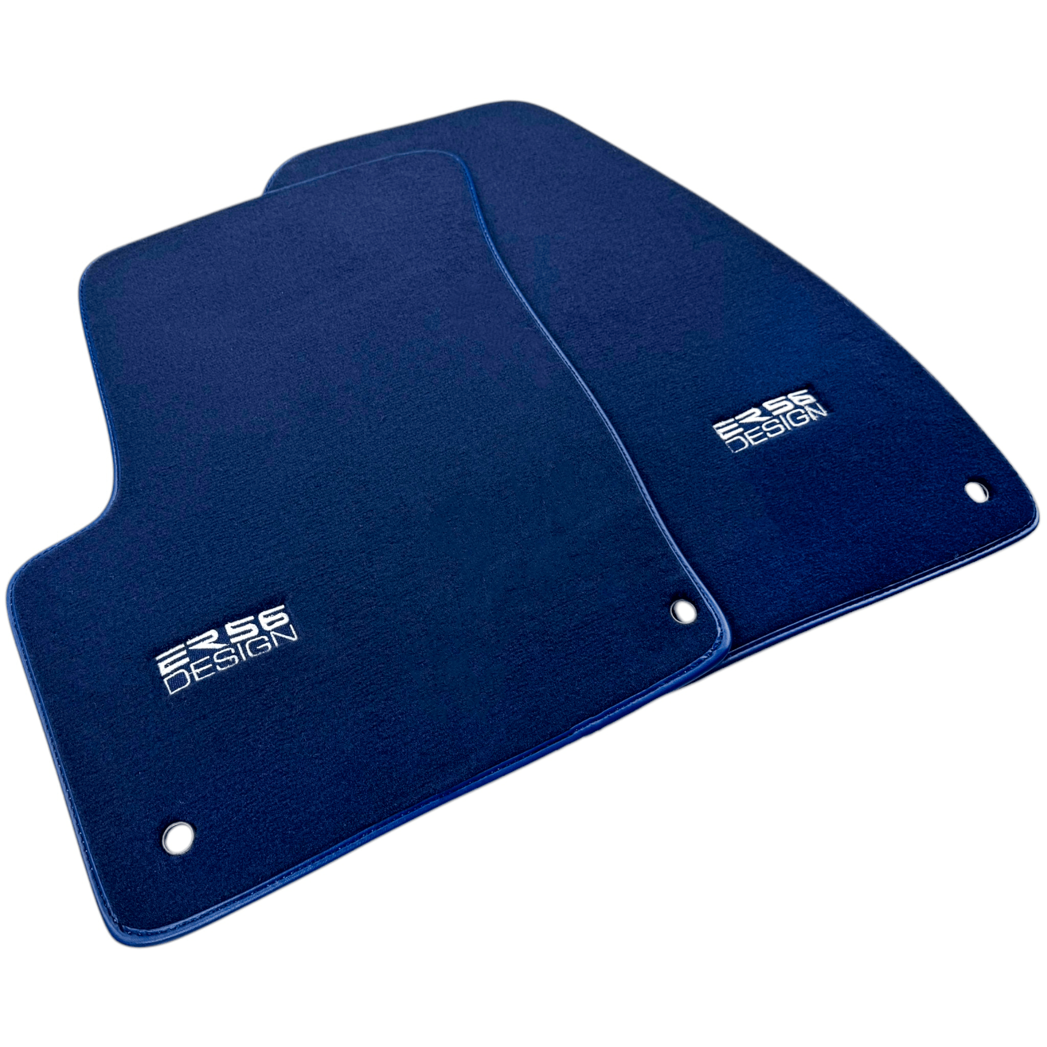 Dark Blue Floor Mats for Chevrolet Corvette C7 (2014-2019) by ER56 Design