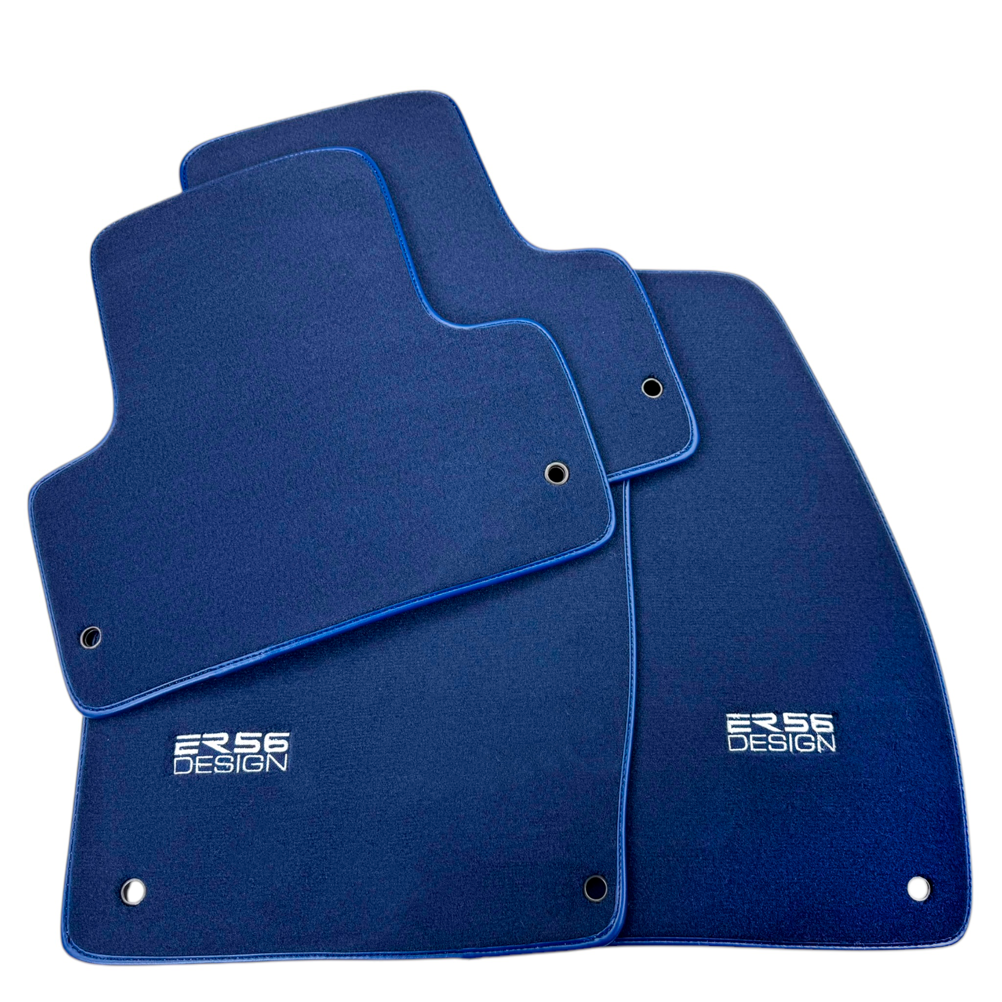 Dark Blue Floor Mats for Chevrolet Matiz Hatchback (2008-2010) by ER56 Design