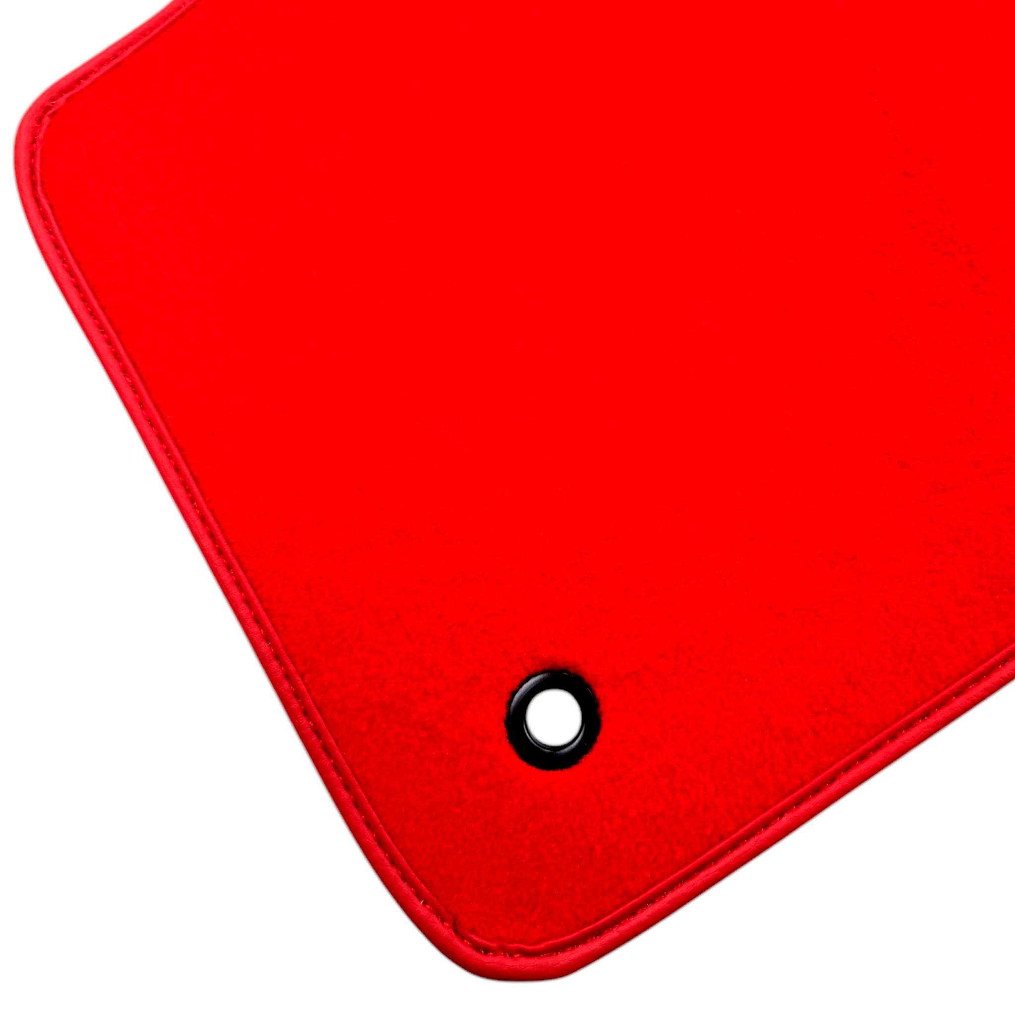 Red Floor Mats for Jeep Renegade (2014-2018) Distance Fixing Points Co-Driver 20 cm | AutoWin