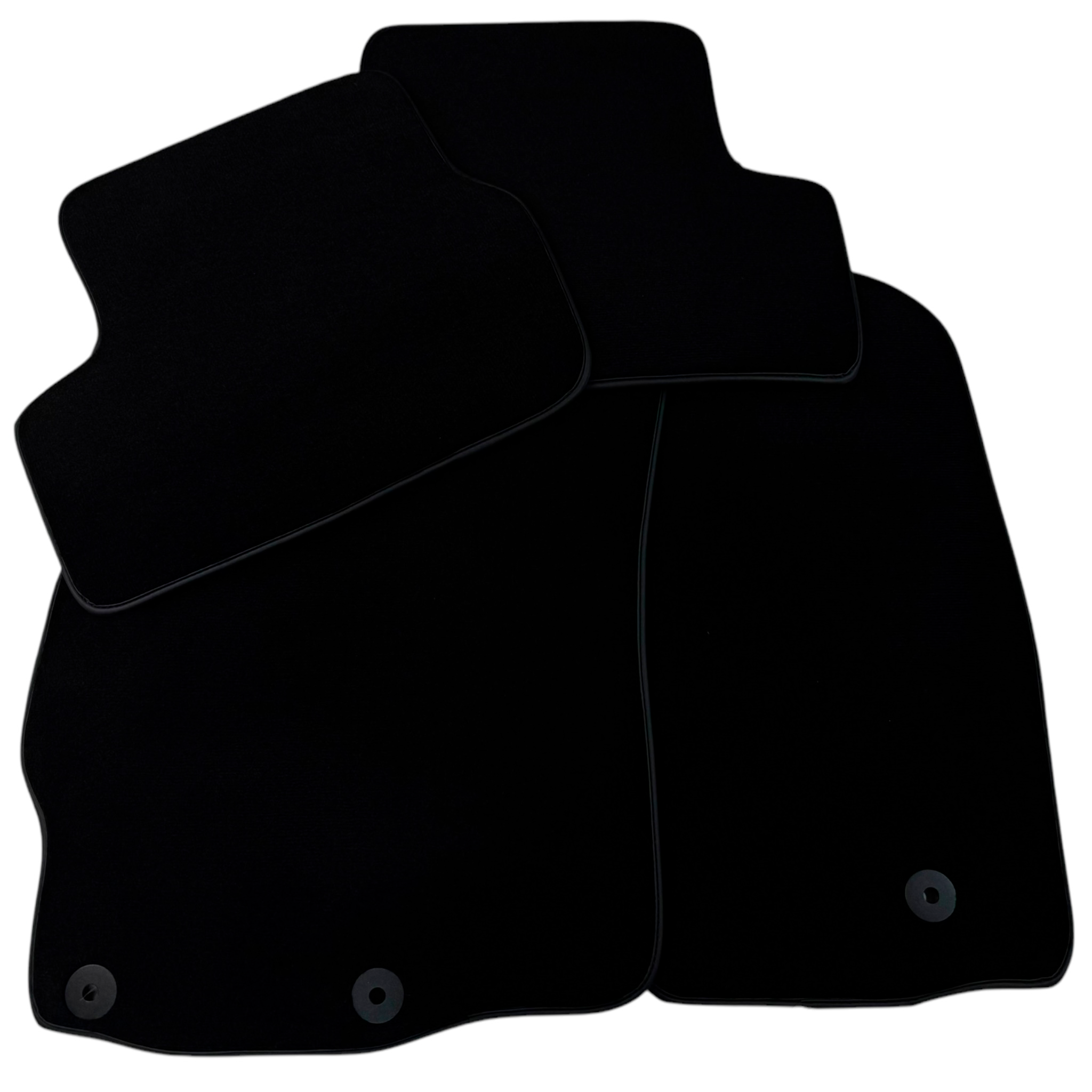 Black Floor Mats for Mitsubishi Lancer (2007-2011) by AutoWin