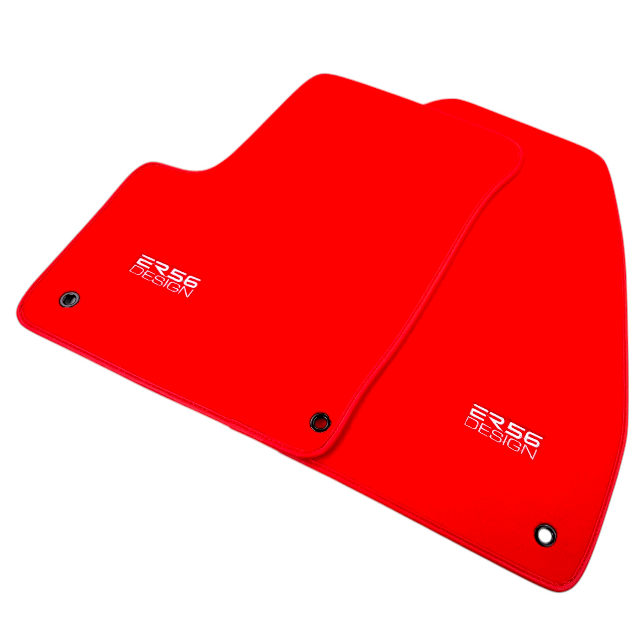 Red Floor Mats for Jeep Grand Cherokee Trackhawk (2018-2021) by ER56 Design