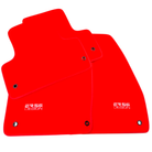 Red Floor Mats for Chevrolet TrailBlazer KC (2002-2009) by ER56 Design - AutoWin