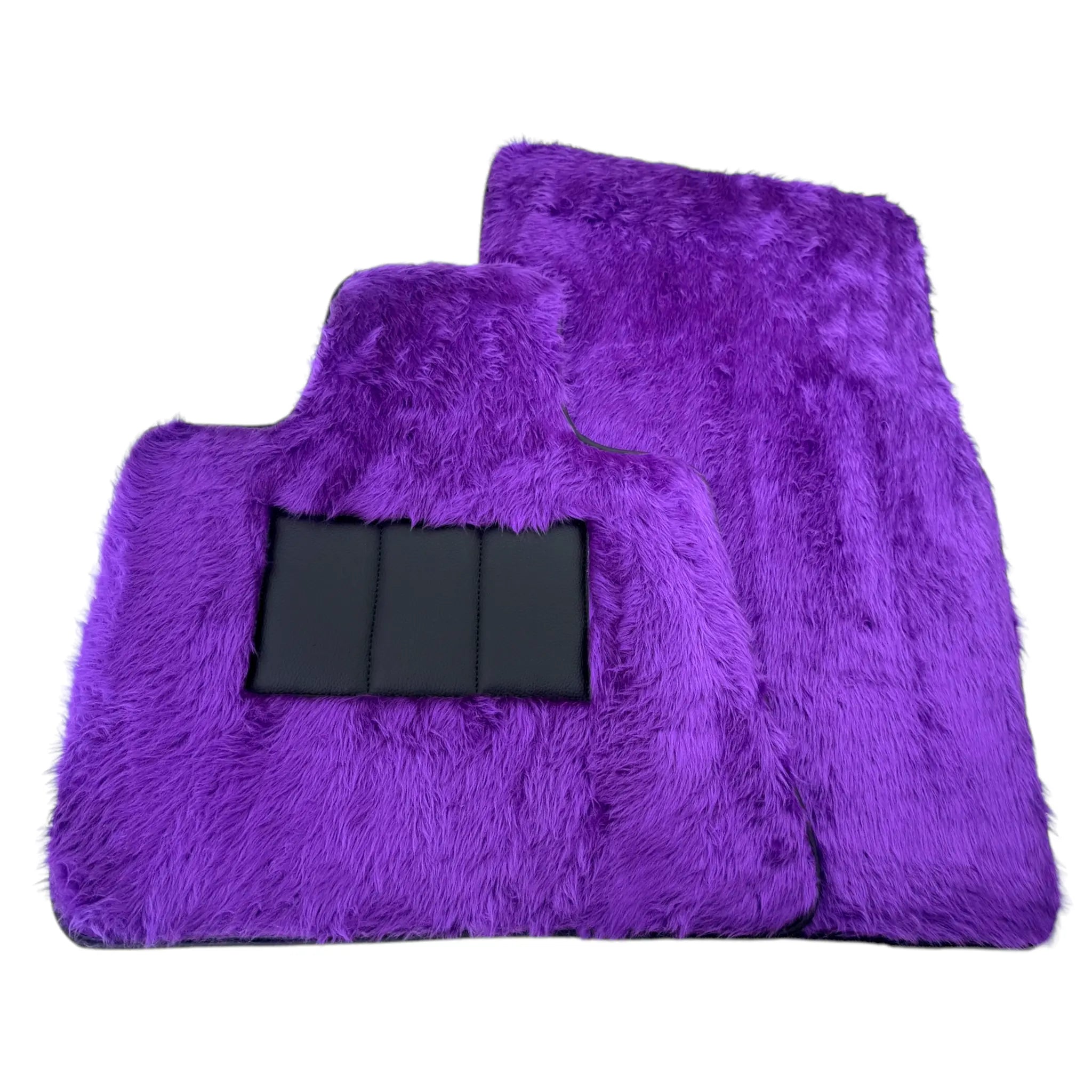 Violet Sheepskin Floor Mats for Rolls-Royce Cullinan (2018-2023) - AutoWin