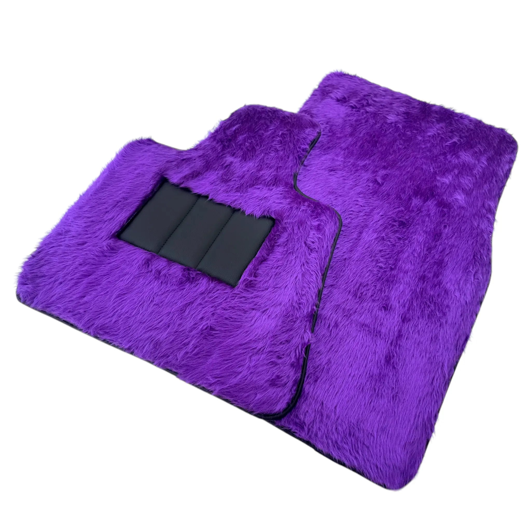 Violet Sheepskin Floor Mats for Rolls-Royce Cullinan (2018-2023) - AutoWin