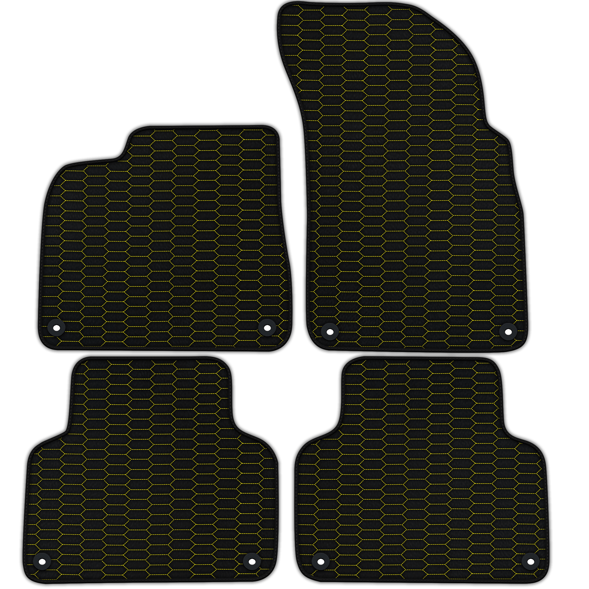 Customizable Leather Floor Mats with Raptor Hex Pattern for Lamborghini Urus (2018-2024) (Copy)