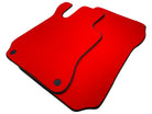 Red Floor Mats For Mercedes-Benz SL R231 2012–2020 Black Trim