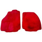 Red Sheepskin Floor Mats for Ferrari 458 Spider (2012-2015)