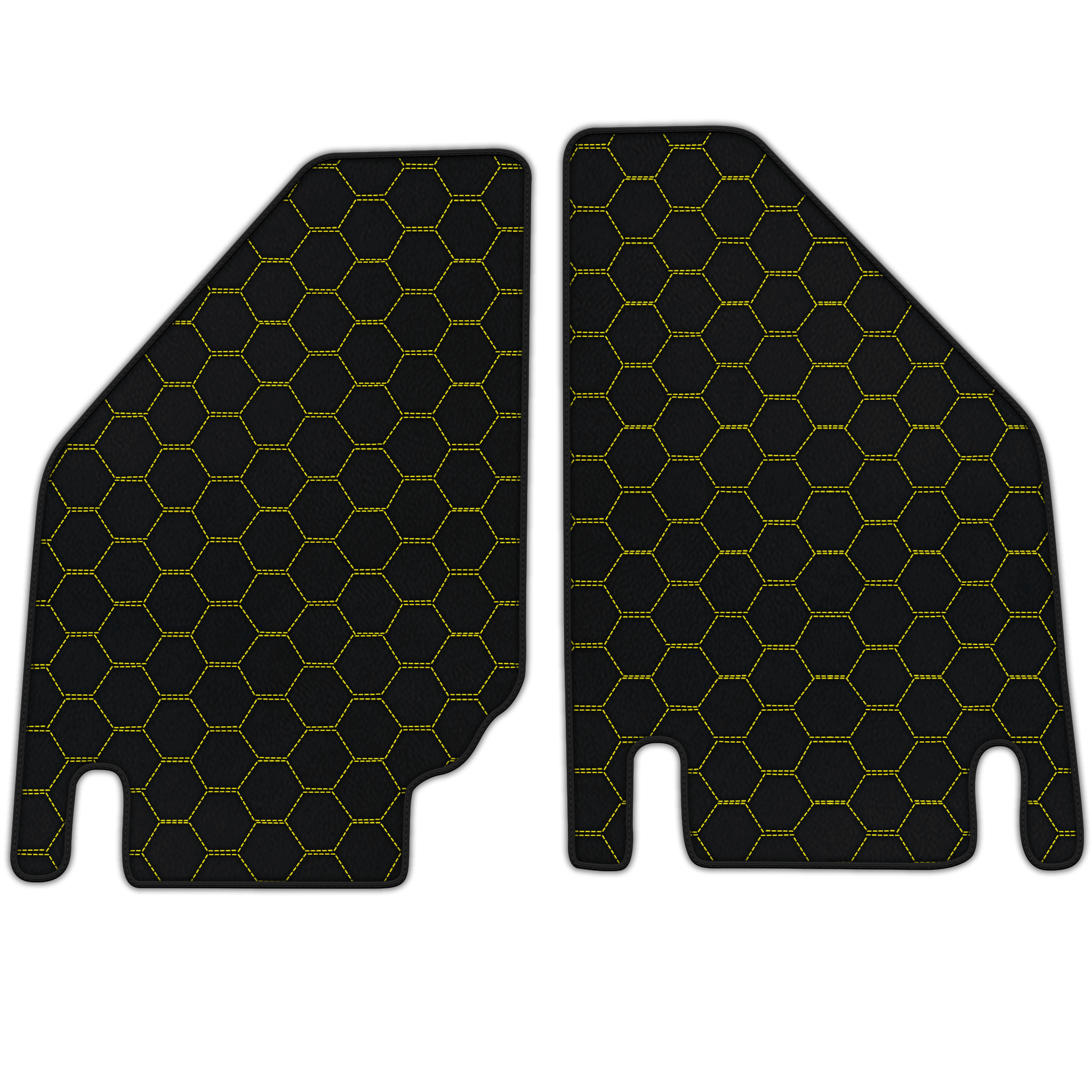 Customizable Leather Floor Mats for Lamborghini Countach - Raptor Hex