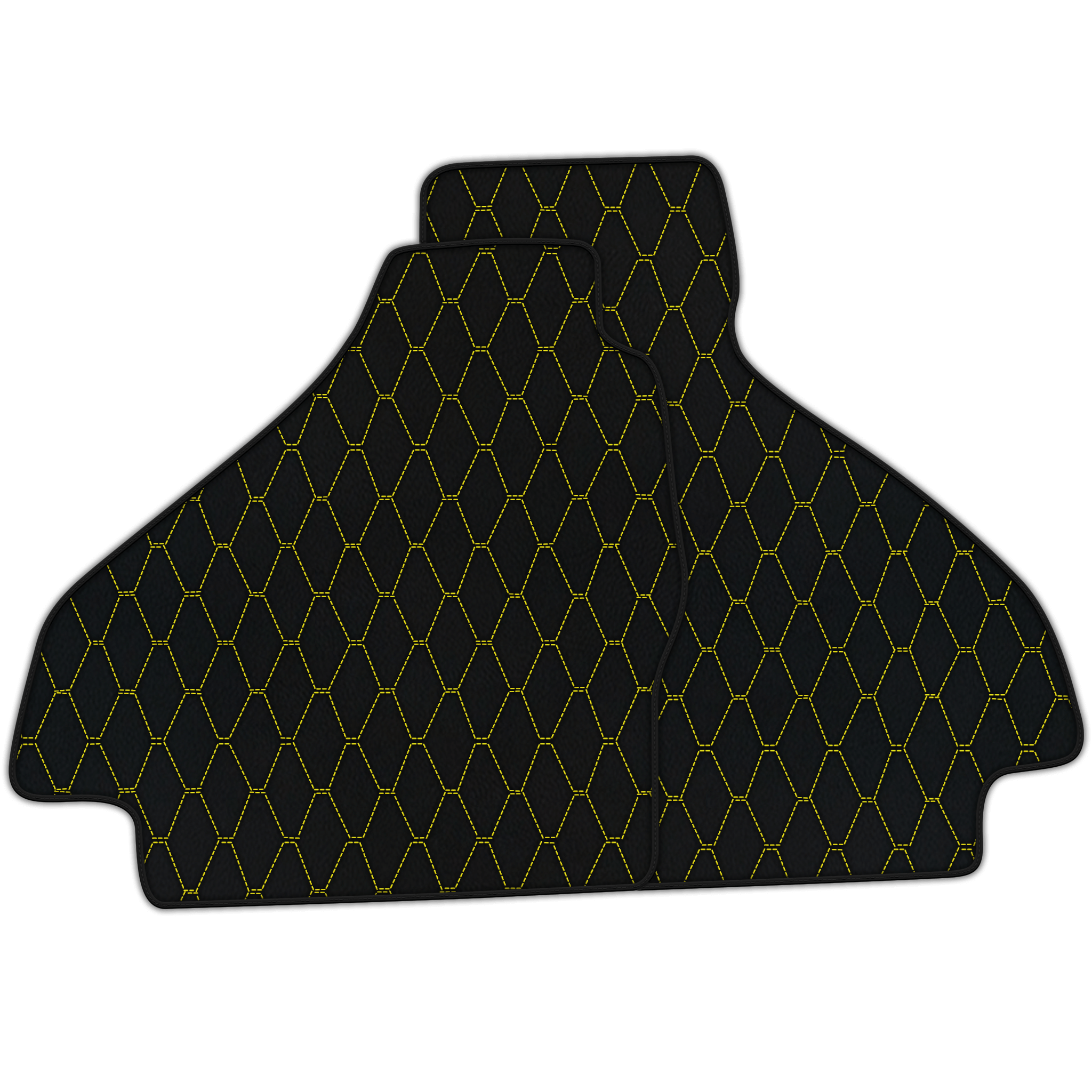 Customizable Vertical Hex Pattern Floor Mats for Ferrari 512 TR (1992-1994)