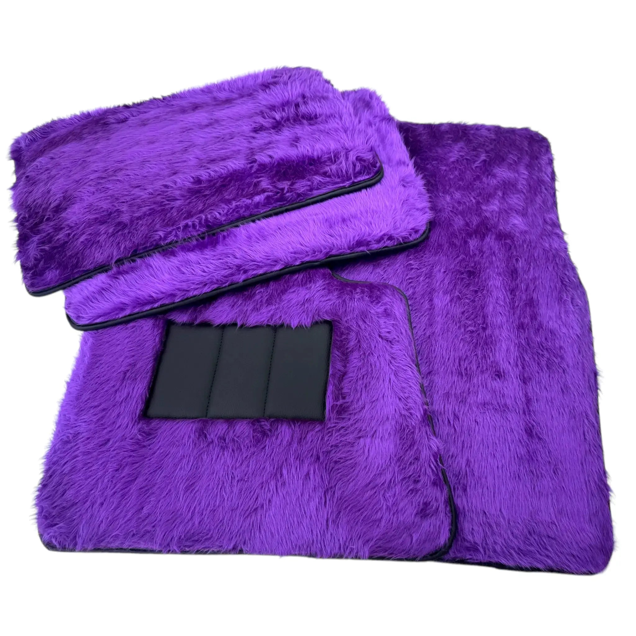 Violet Sheepskin Floor Mats for Rolls-Royce Dawn (2016-2023) - AutoWin