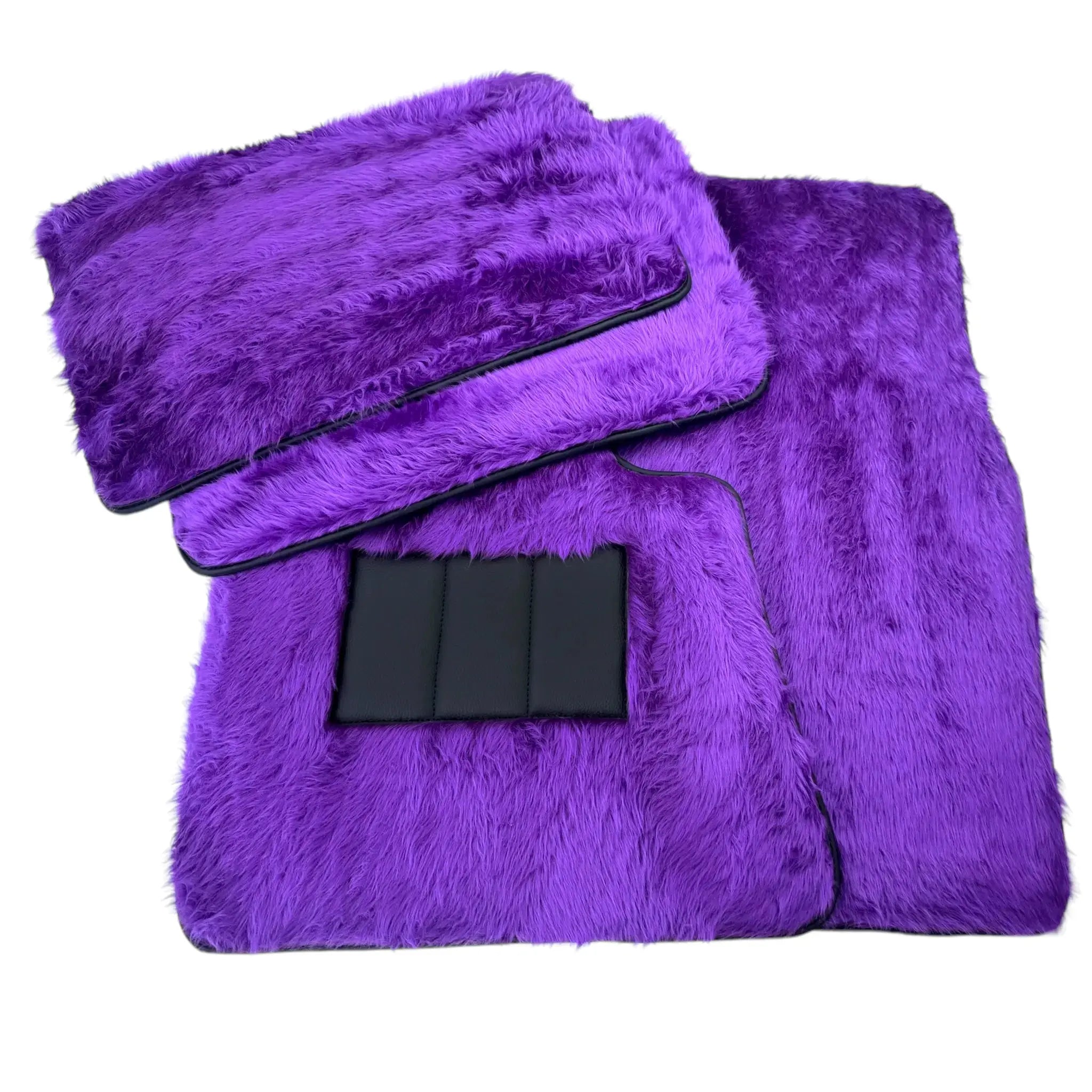 Violet Sheepskin Floor Mats for Rolls-Royce Dawn (2016-2023) - AutoWin