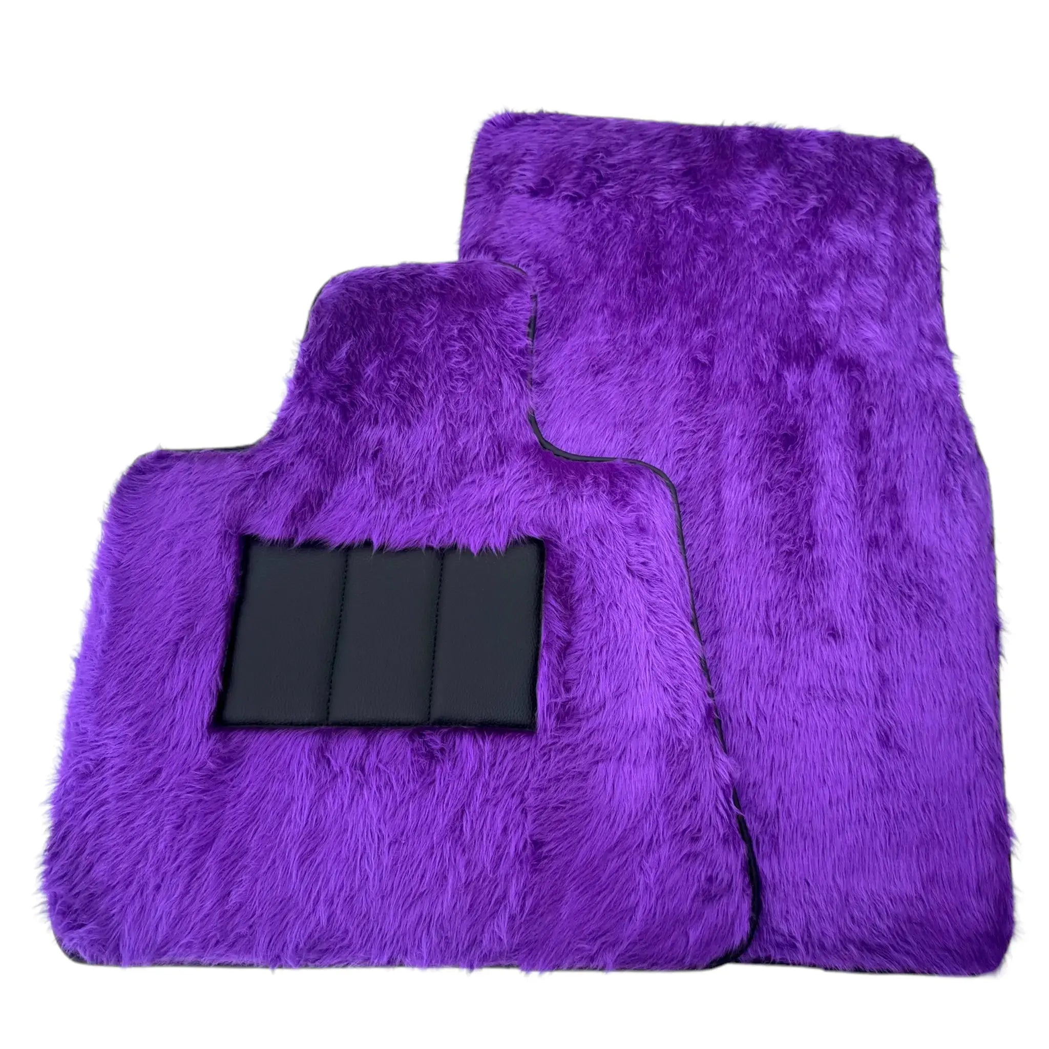 Violet Sheepskin Floor Mats for Rolls-Royce Dawn (2016-2023) - AutoWin