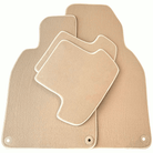 Beige Floor Mats for Porsche Taycan (2020-2023) - AutoWin