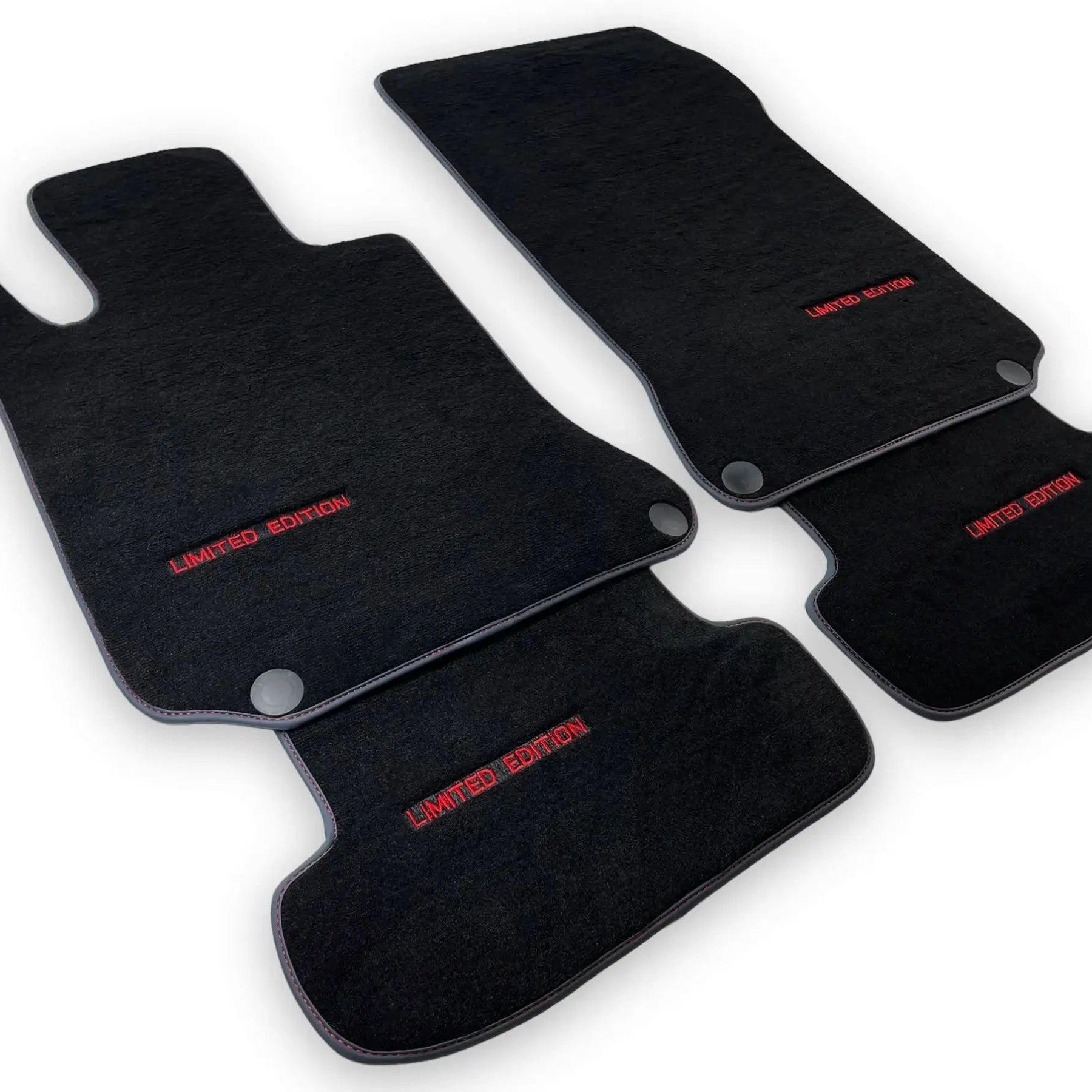 Black Floor Mats For Mercedes Benz E-Class C238 Coupe (2017-2023) | Limited Edition