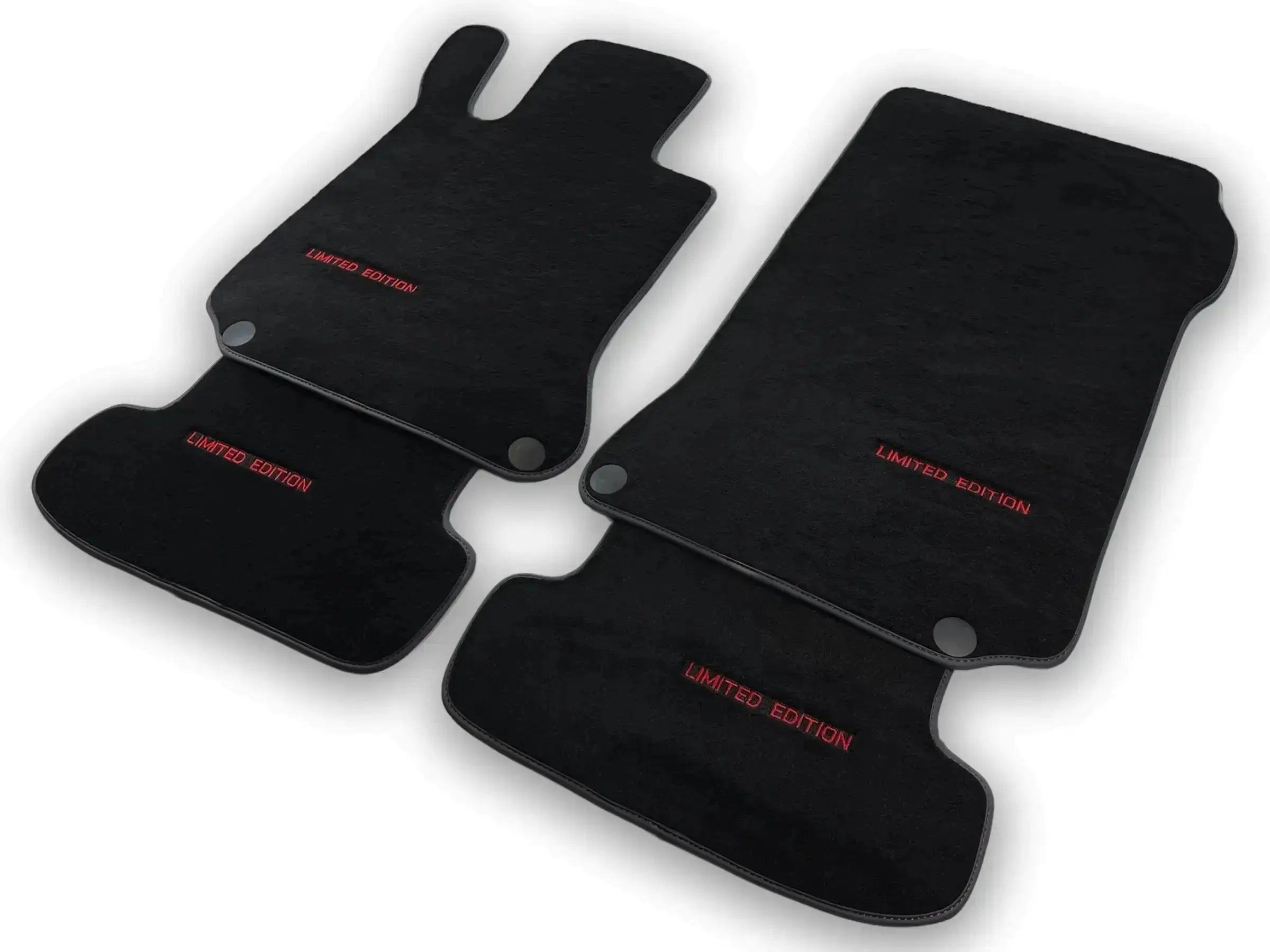 Black Floor Mats For Mercedes Benz EQE-Class V295 (2022-2023) | Limited Edition - AutoWin