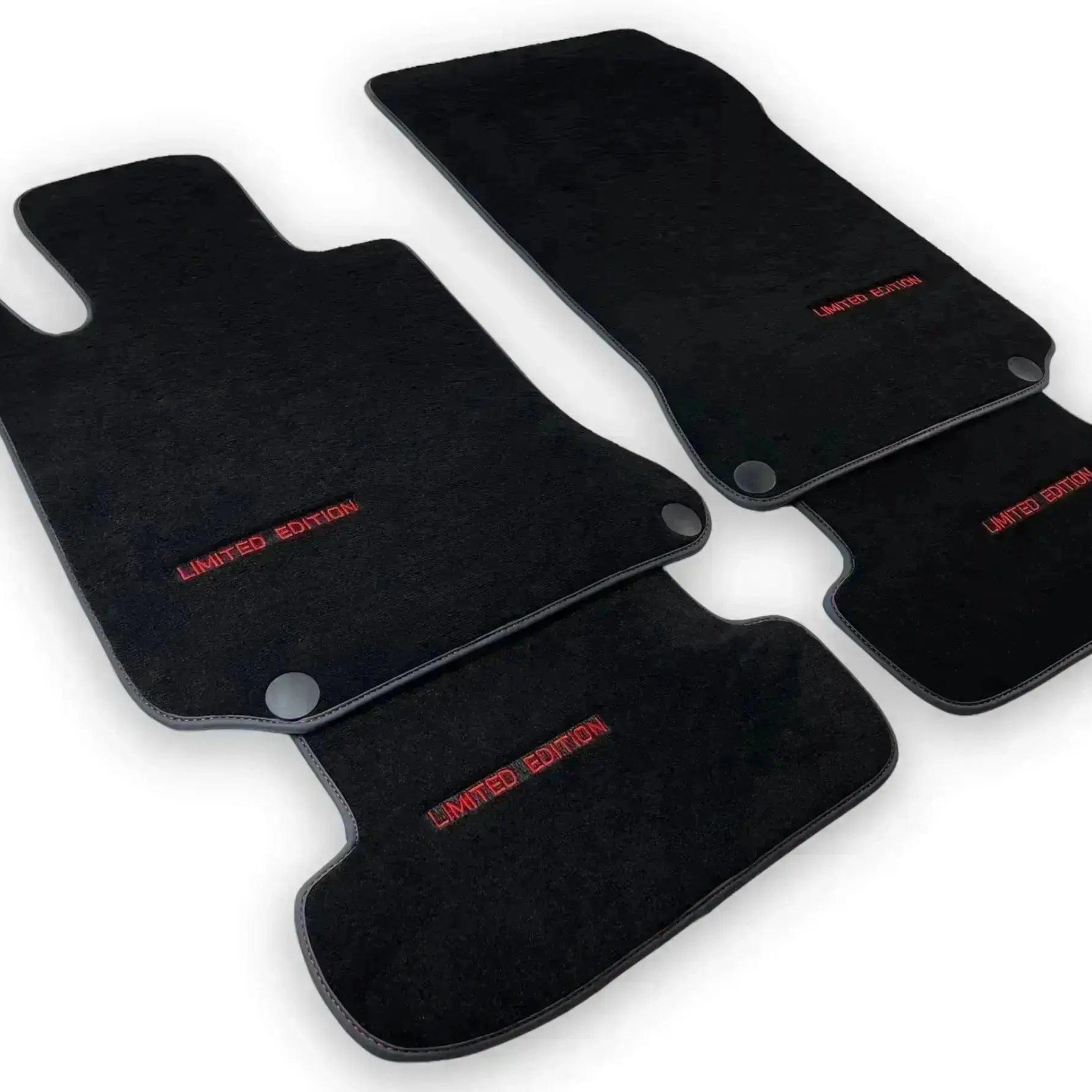 Black Floor Mats For Mercedes Benz GLE-Class C292 Coupe (2015-2020) | Limited Edition - AutoWin