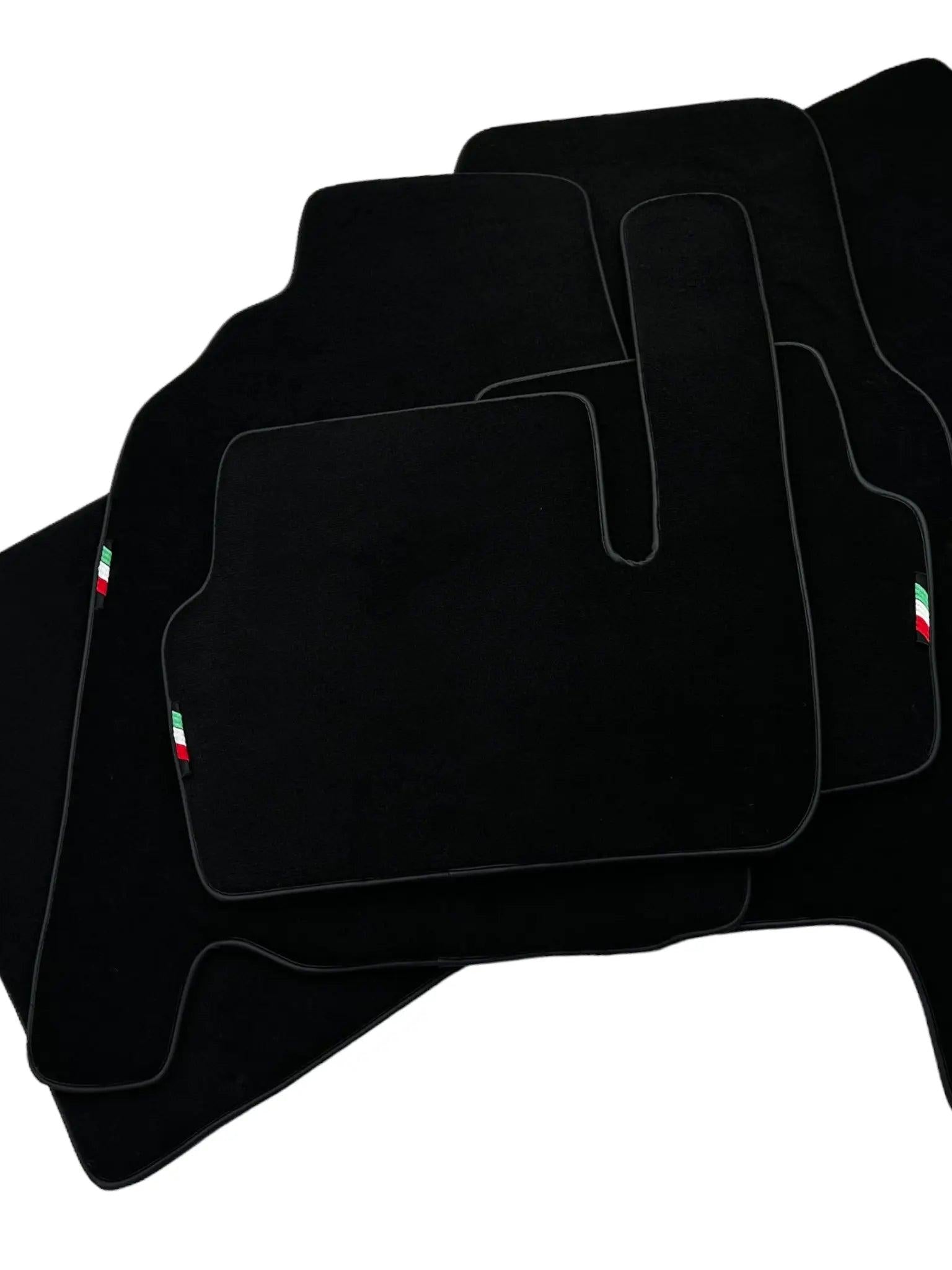 Black Floor Mats Set with Trunk Mat For Ferrari 456 (1992-2003) Italian Edition