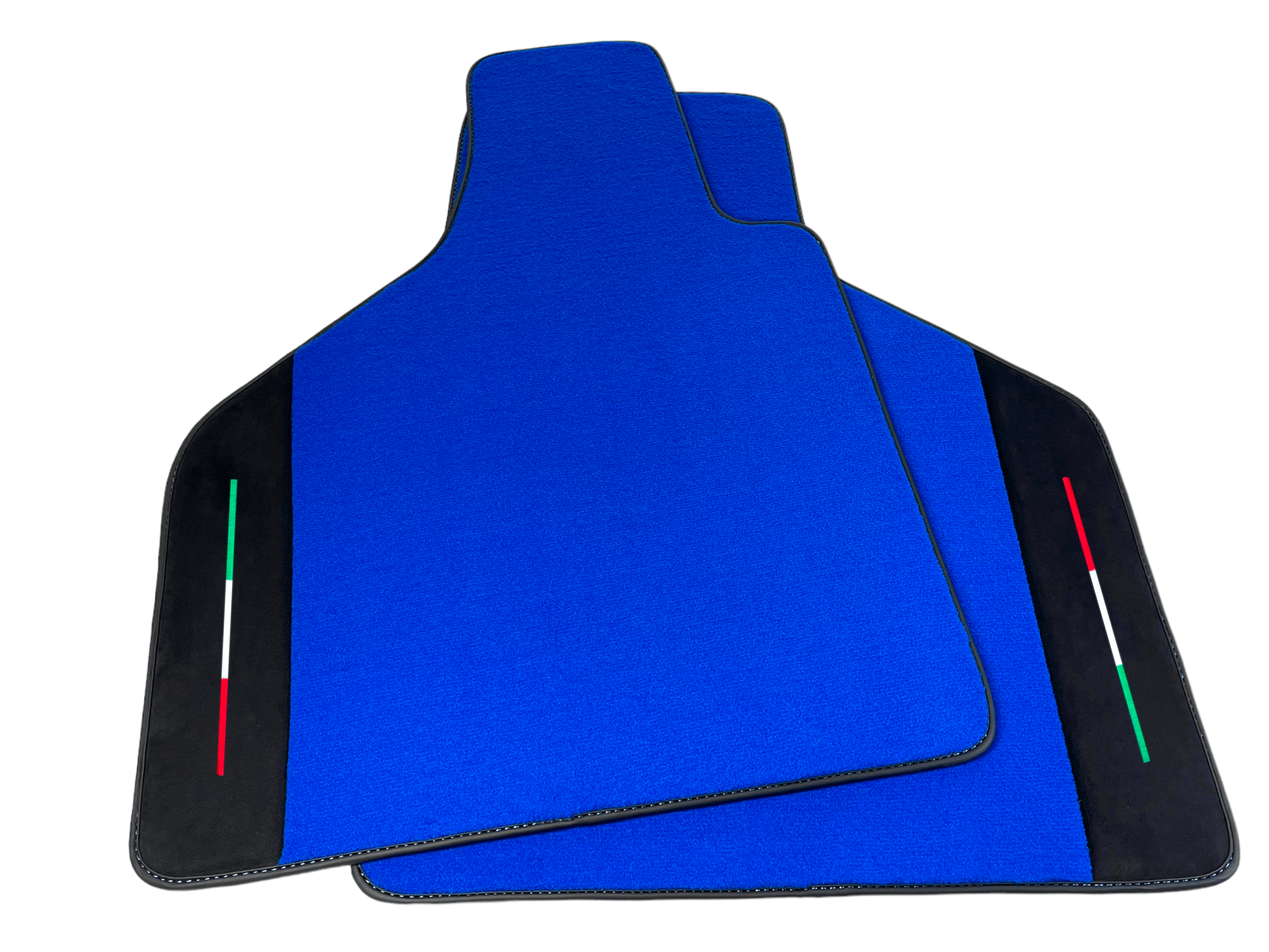 Customizable Blue Floor Mats for Lamborghini Diablo 1990-2001 With Alcantara Leather - AutoWin