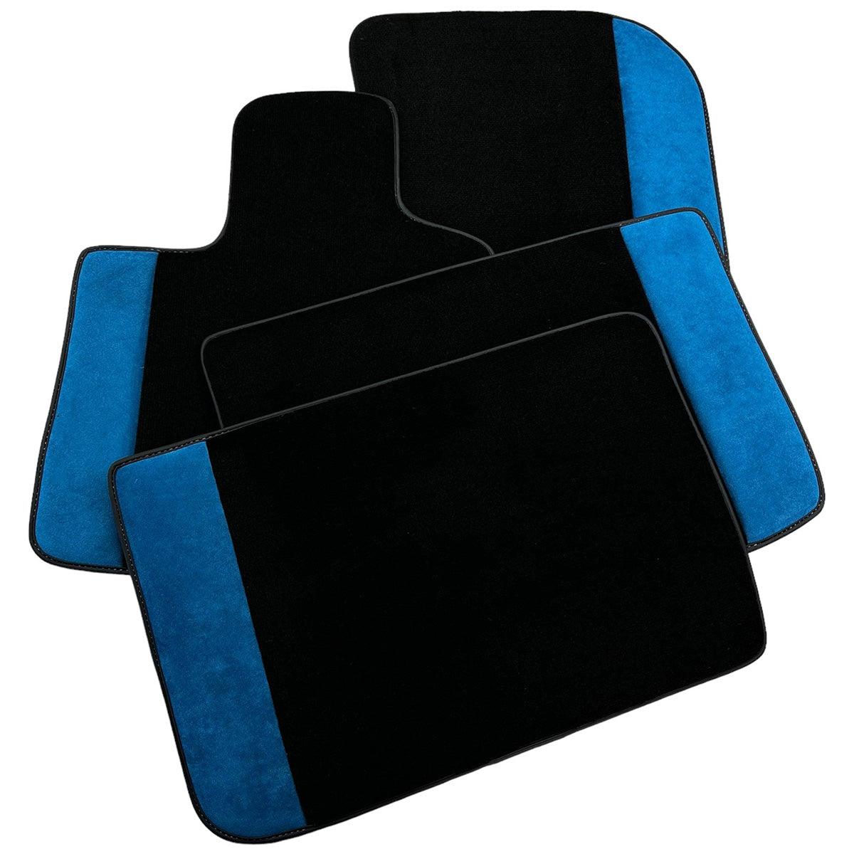 Custom Floor Mats for Rolls Royce Phantom VIII (2017-2024) with Blue Alcantara - AutoWin