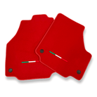 Floor Mats for Ferrari 458 Speciale (2012-2015) Red Autowin Brand Italian Edition - AutoWin