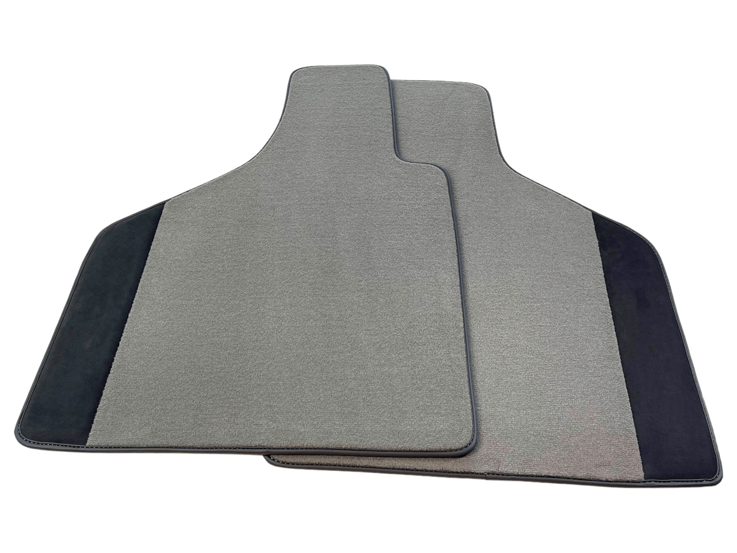 Customizable Gray Floor Mats Lamborghini Diablo 1990-2001 Alcantara Leather - AutoWin