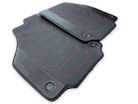 Leather Floor Mats for Ferrari 488 Pista Spider (2019-2021) with Carbon Fiber - AutoWin