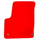 Red Floor Mats for Jeep Renegade (2014-2018) Distance Fixing Points Co-Driver 18 cm | AutoWin