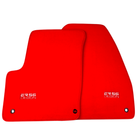 Red Floor Mats for Jeep Renegade (2018-2024) Co Driver with Fixing System by ER56 Design