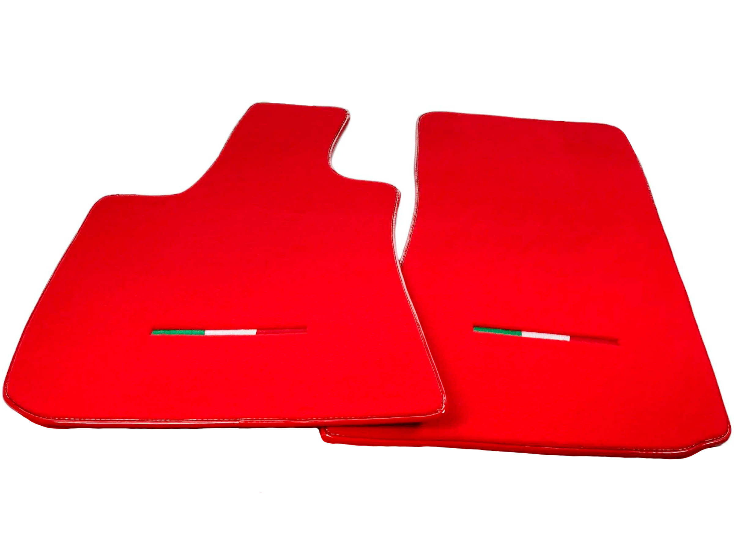 Red Floor Mats For Maserati MC20 (2020-2023) Italy Edition - AutoWin