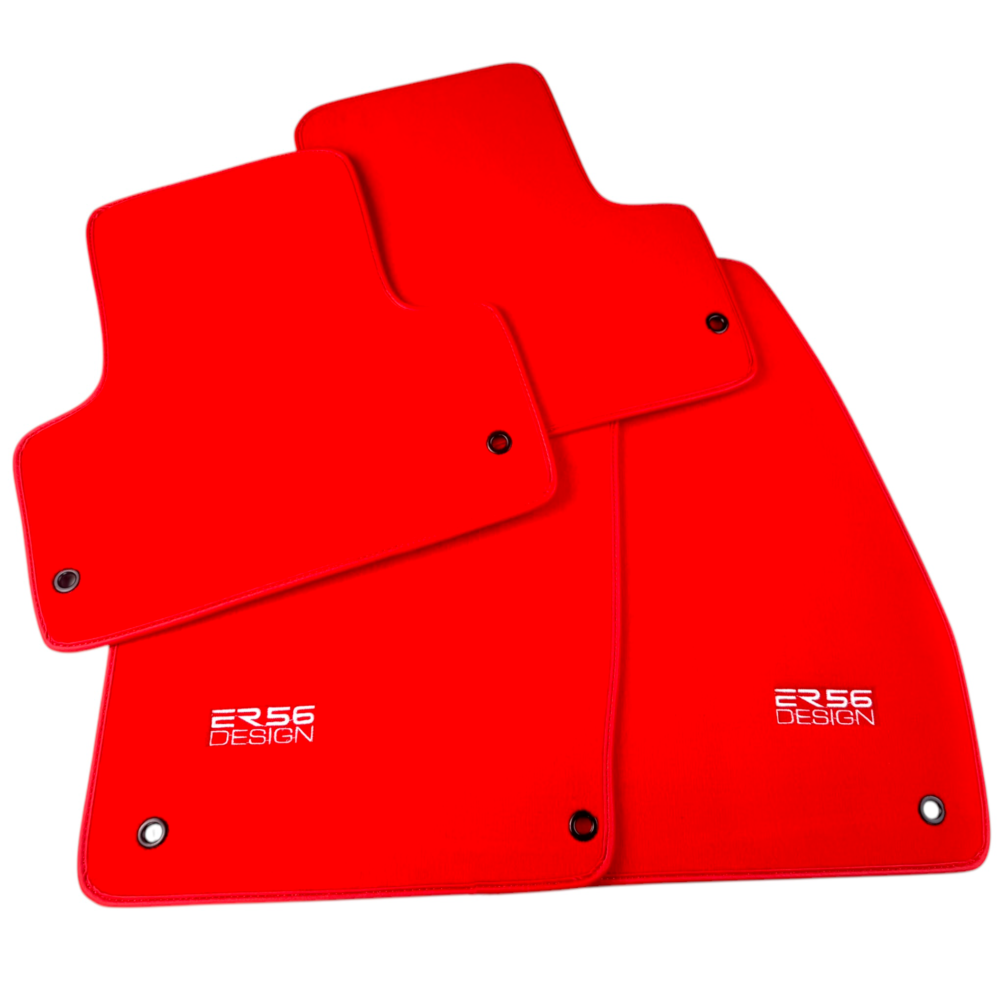 Red Floor Mats for Jeep Cherokee KJ Sport (2002-2007) by ER56 Design