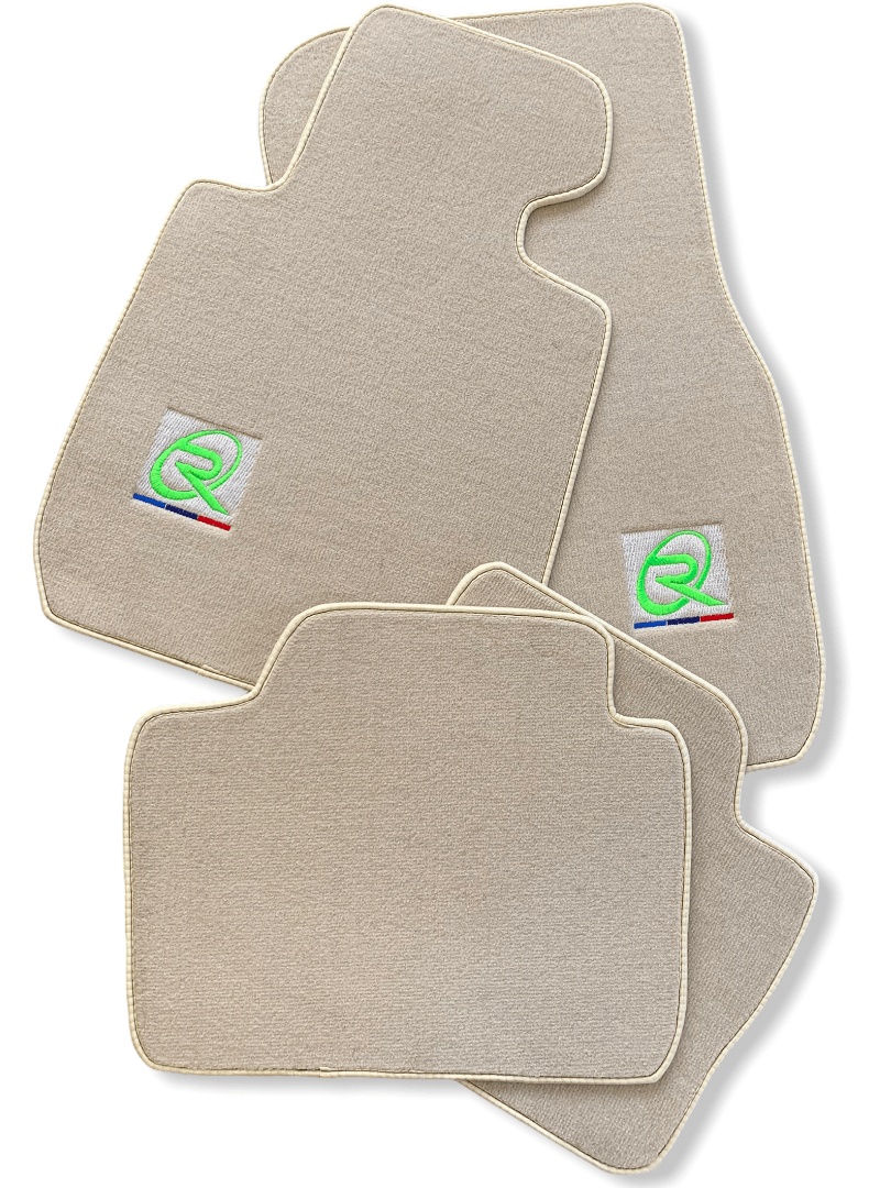 Beige Floor Mats For BMW X4 Series F26 Tailored Set Perfect Fit - AutoWin