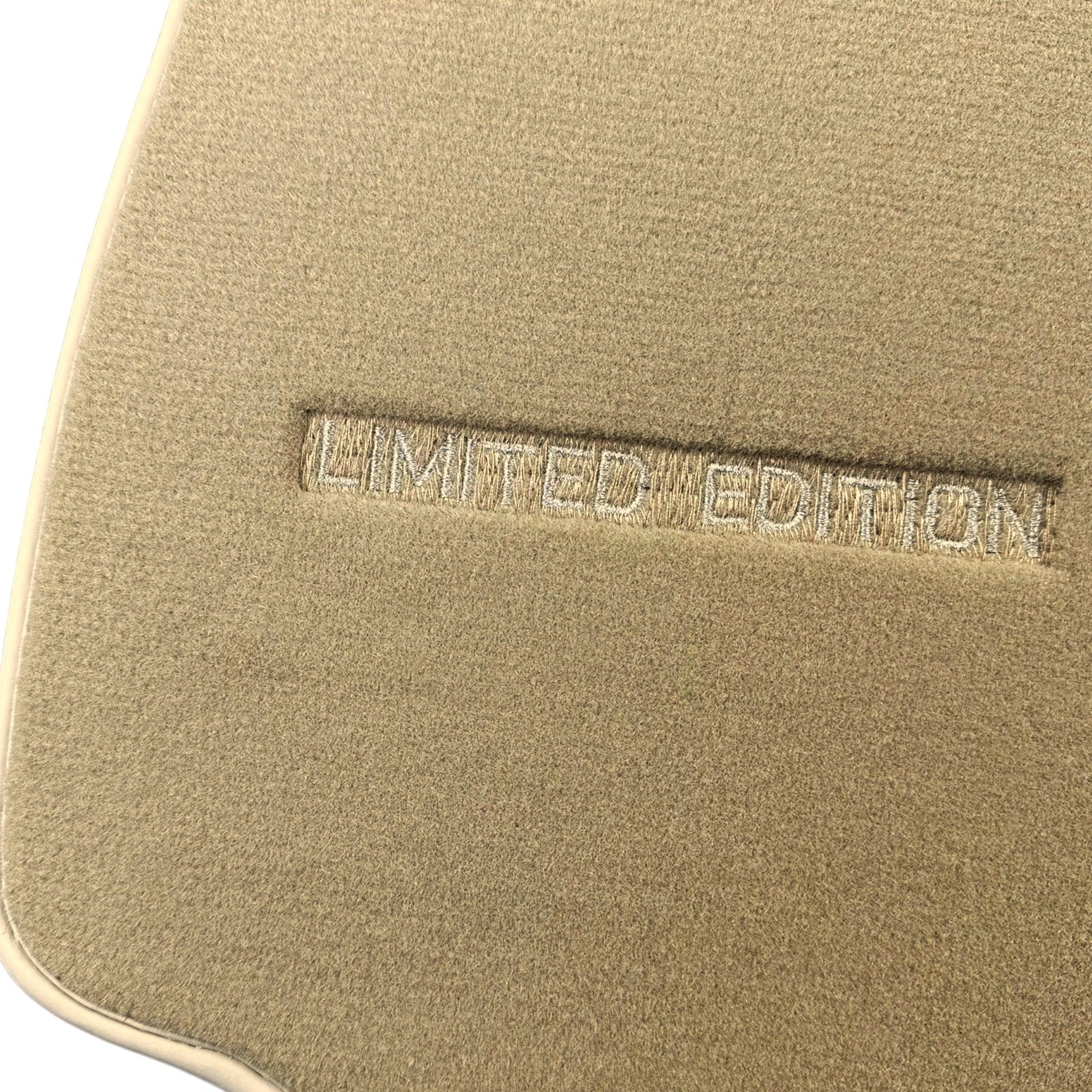 Beige Floor Mats For Mercedes Benz E-Class C238 Coupe (2017-2023) | Limited Edition