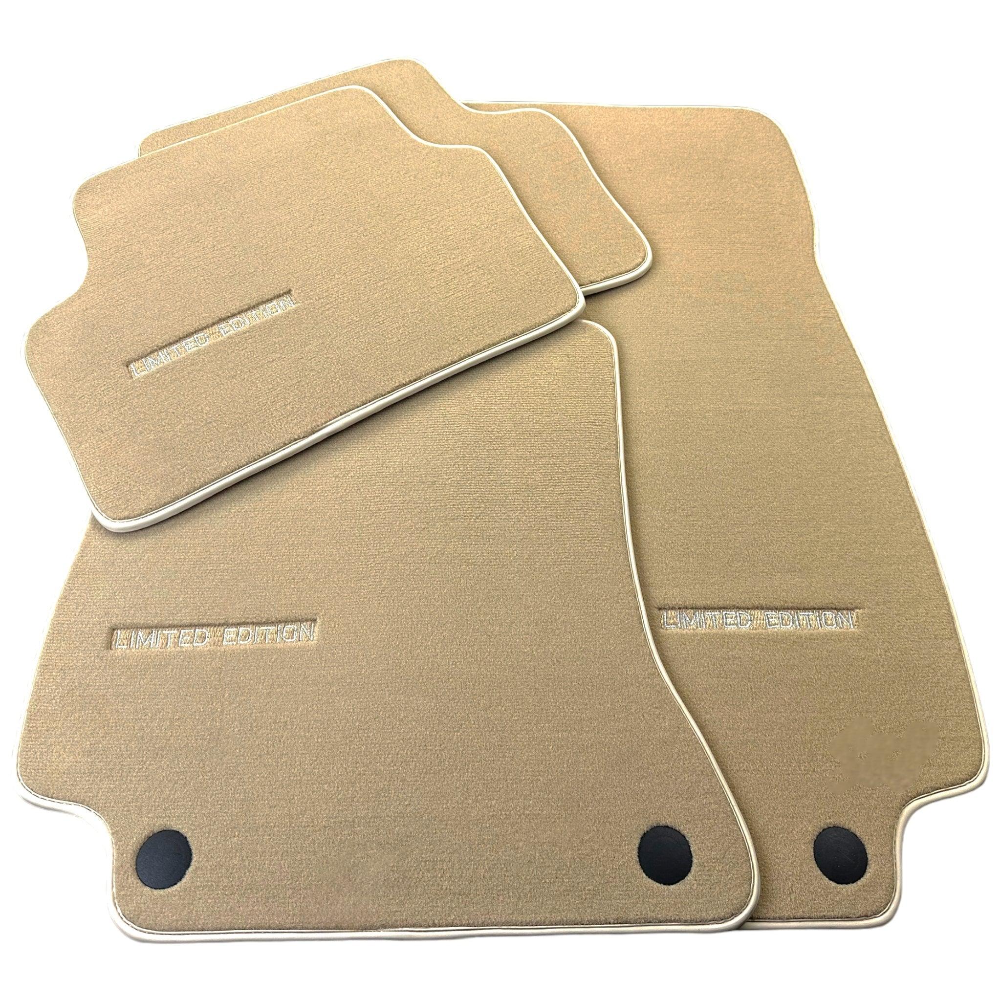 Beige Floor Mats For Mercedes Benz GLE-Class C292 Coupe (2015-2020) | Limited Edition