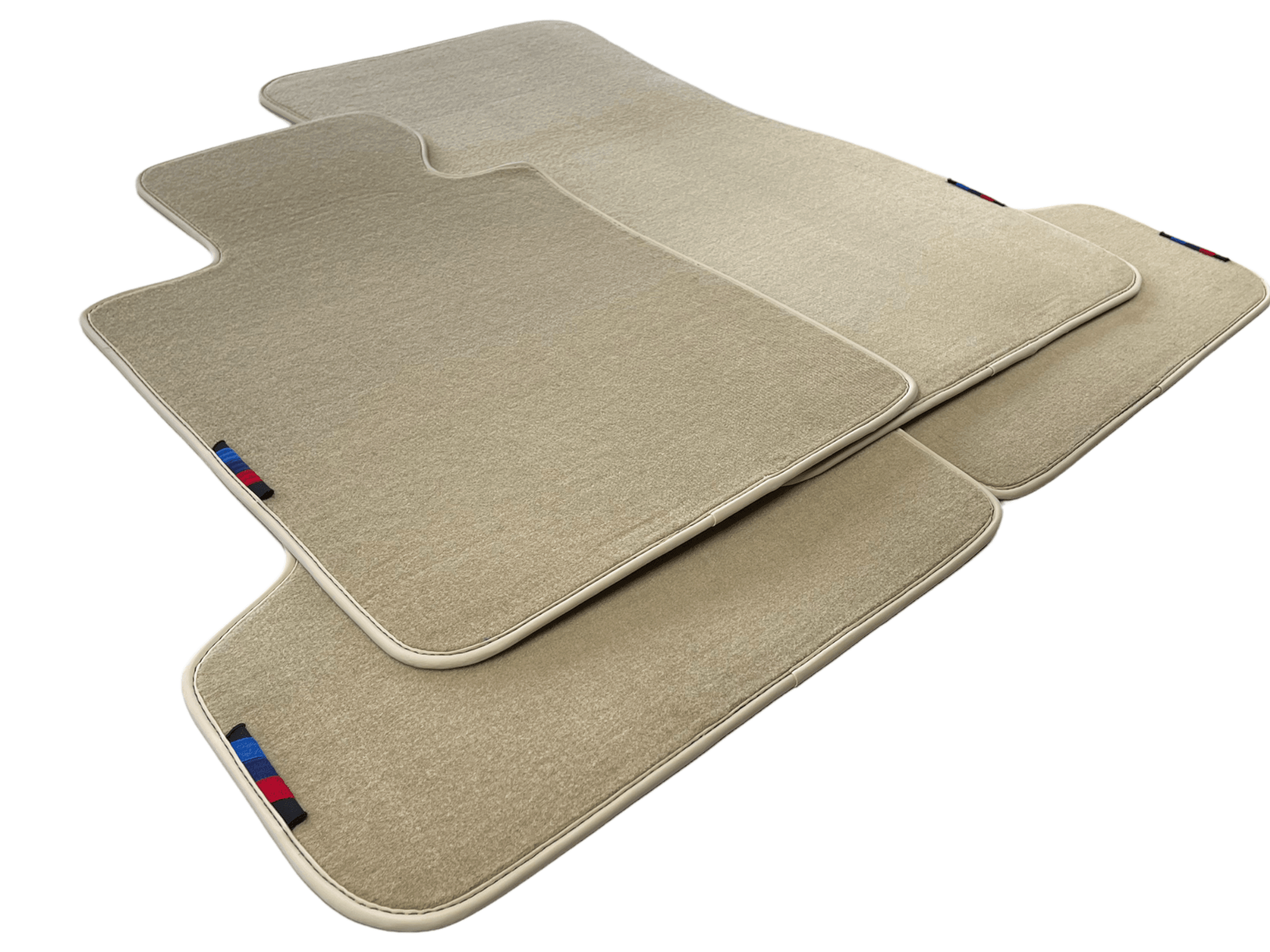 Beige Mats For BMW 2 Series F44 Gran Coupe With M Package - AutoWin