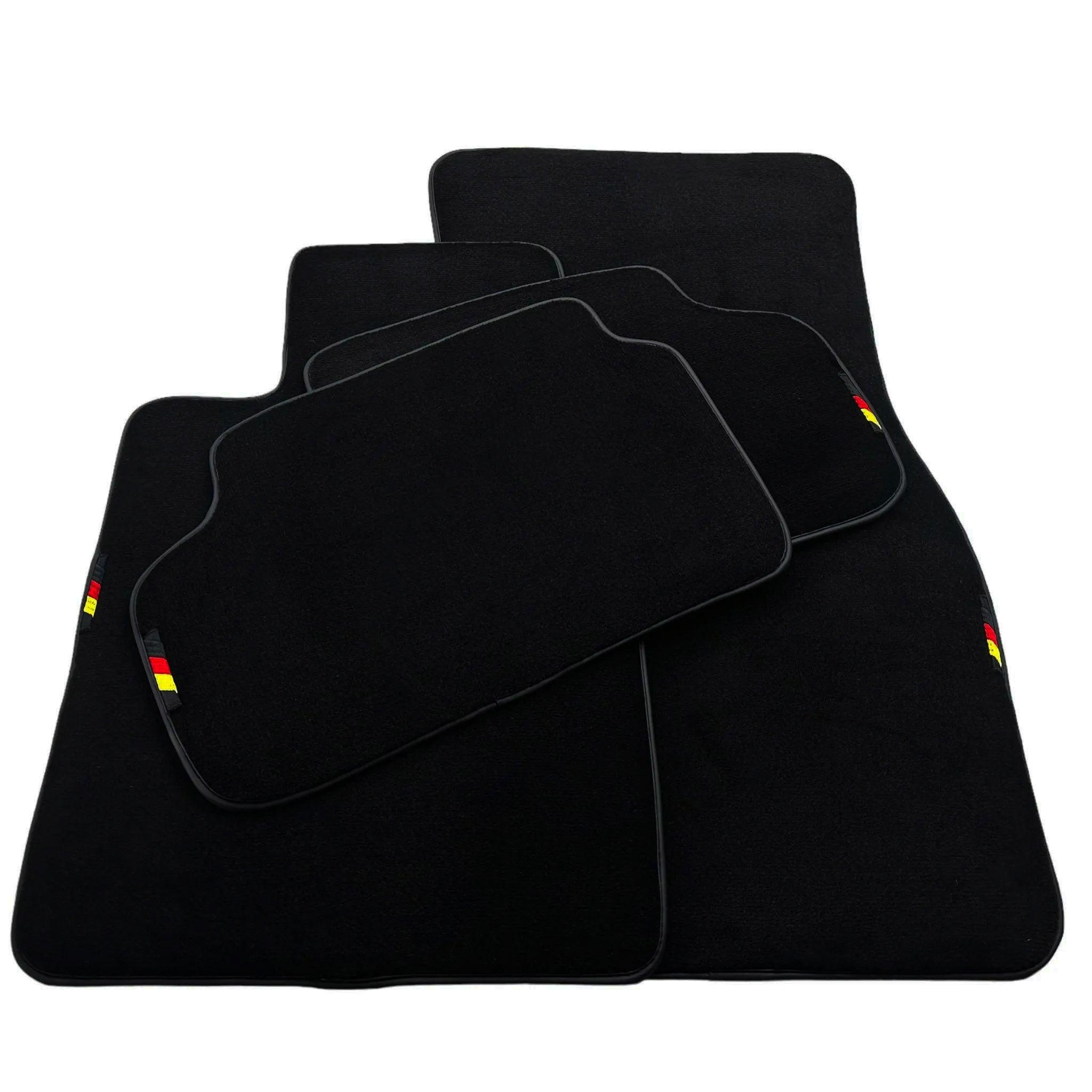 Black Floor Floor Mats For BMW X6 Series E71 Germany Edition - AutoWin