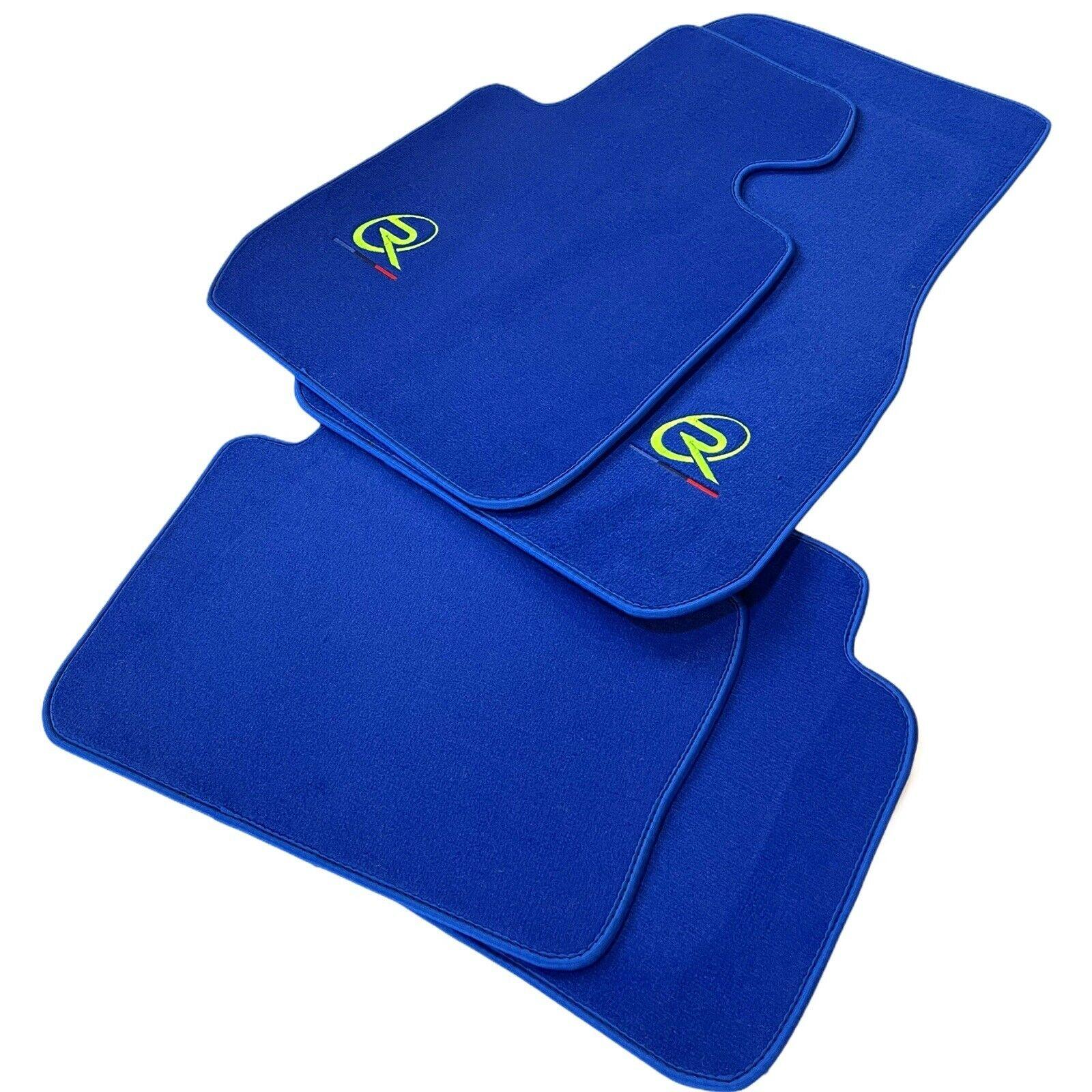 Blue Floor Mats For BMW X3 Series G01 Tailored Set Perfect Fit - AutoWin