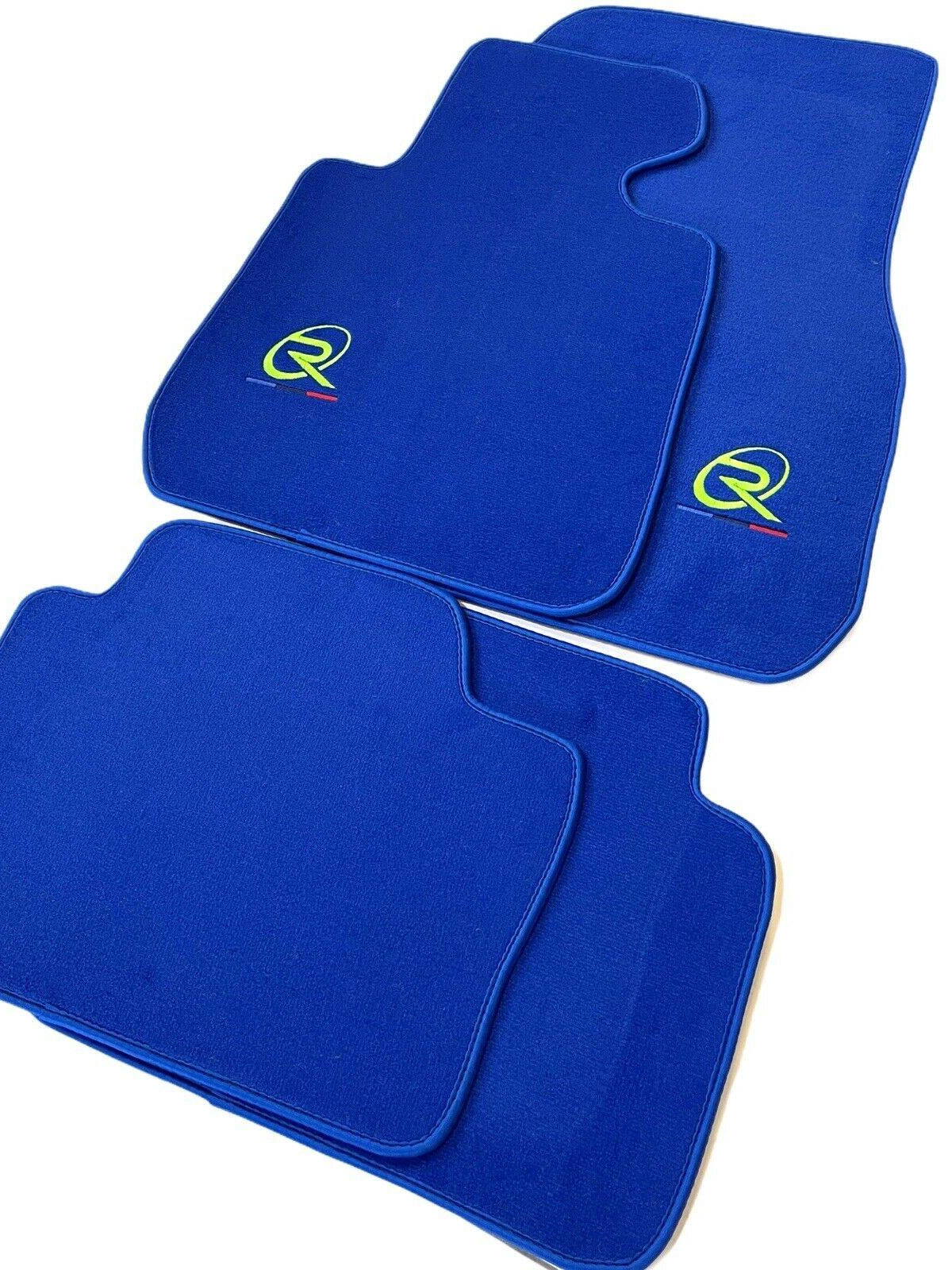 Blue Floor Mats For BMW X4M Series F98 Tailored Set Perfect Fit - AutoWin